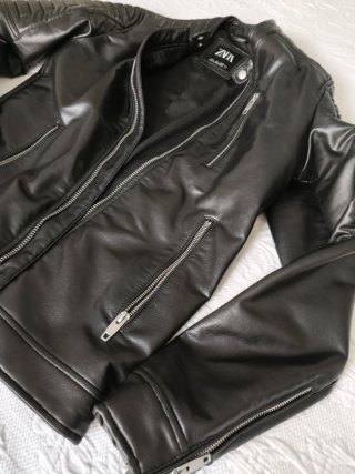 ZARA Cazadora Polipiel
