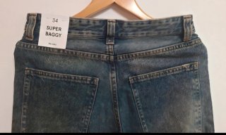 Pantalon vaquero Baggy Bershka Talla 34 - Nuevos