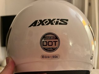 Casco de Moto Axxis Blanco Talla XS