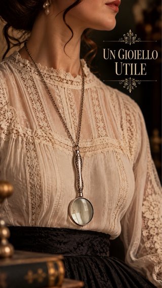 Lente da ricamo antica vintage
