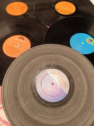 Lote discos vinilo LP decoracion