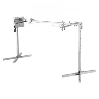 Asador giratorio eléctrico de 132 cm para 60 kg