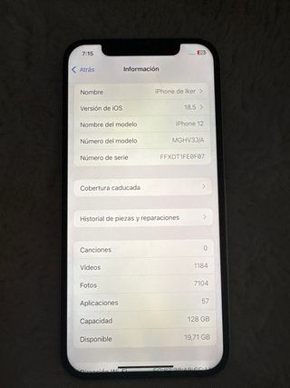 iPhone 12 Blanco 128 GB