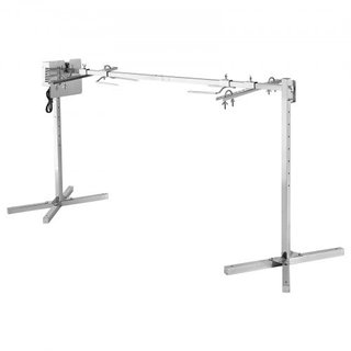 Asador giratorio eléctrico de 142 cm para 60 kg