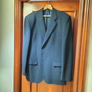 Chaqueta de traje hombre negra