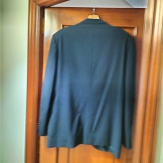 Chaqueta de traje hombre negra