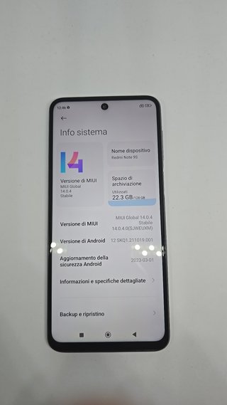 Xiaomi Redmi Note 9S 128GB Bianco