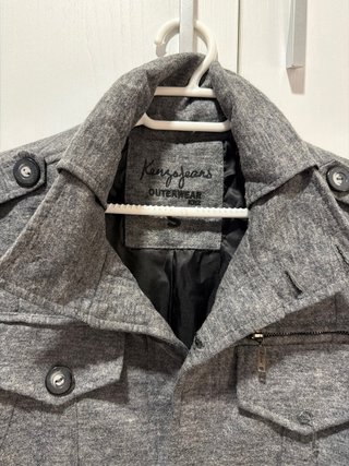 Parka gris Kenssjeans Talla S-M