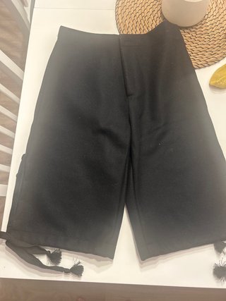 Pantalón de paño negro baturro talla 6