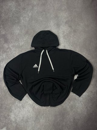 Sudadera Adidas Negra con Capucha