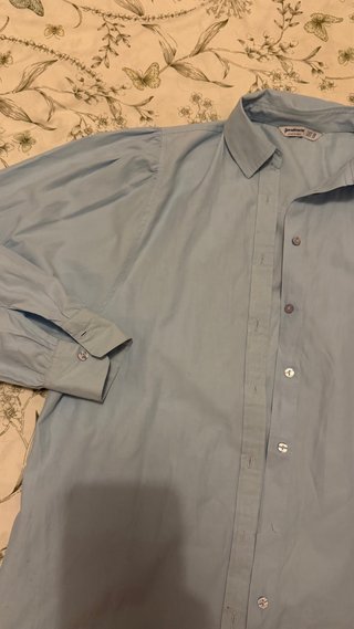 Camisa Stradivarius azul