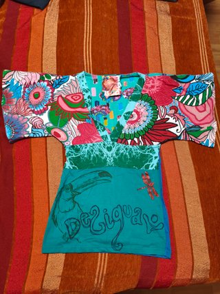 Camiseta Desigual Estampada Talla XS
