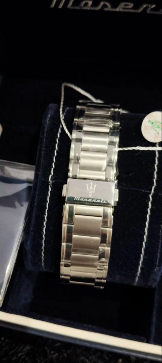 Reloj Maserati Cronógrafo Verde y Plateado