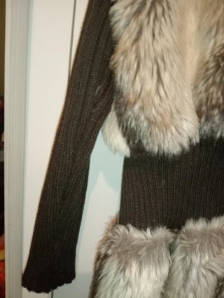 Chaqueta de pelo sintético