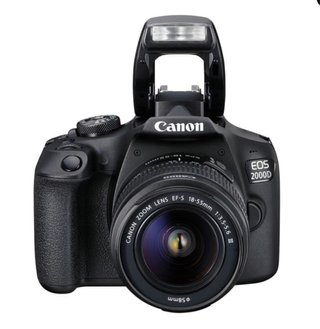 Cámara Réflex Canon EOS 2000D como nueva.