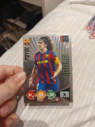 Cromo Ídolo Puyol FC Barcelona