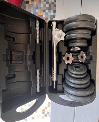 Set Mancuernas Hierro Fundido 20kg
