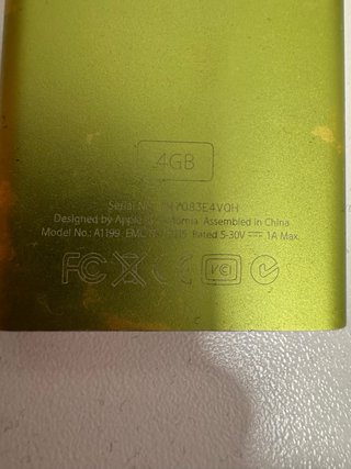 iPod Nano Verde 4GB