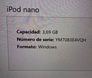 iPod Nano Verde 4GB