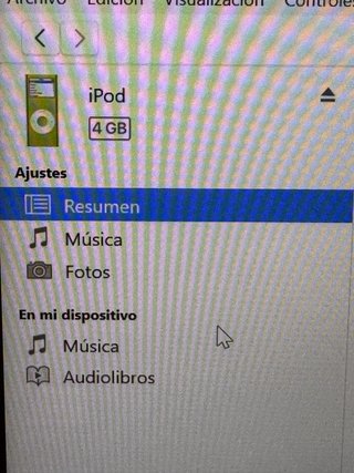 iPod Nano Verde 4GB