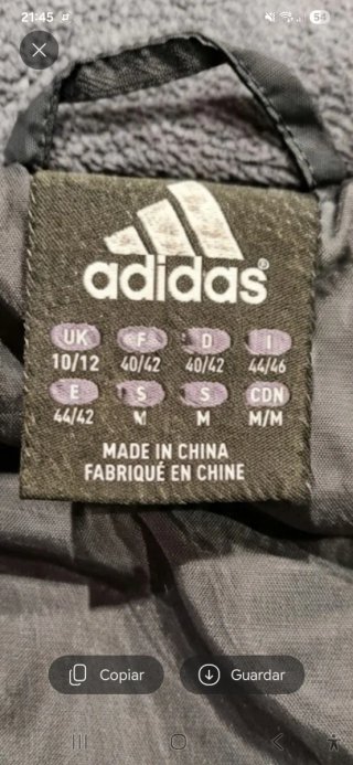 Abrigo Adidas Real Madrid