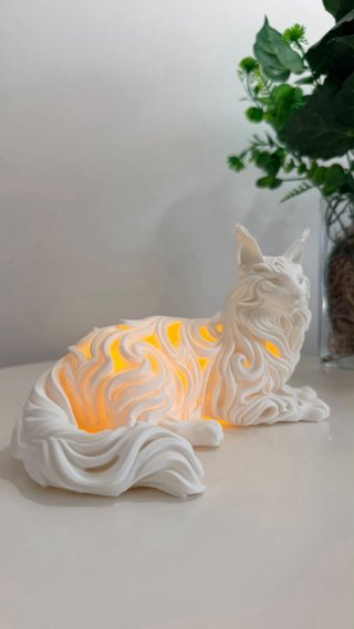 Luminária Gato Maine Coon