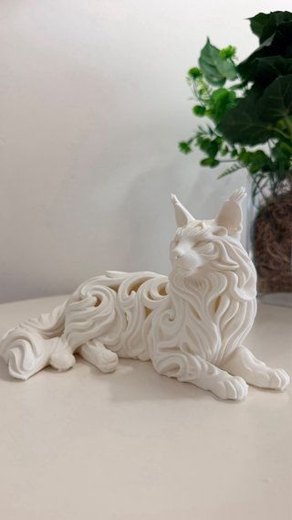 Luminária Gato Maine Coon
