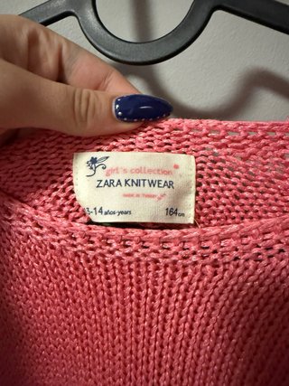 Jersey de punto rosa