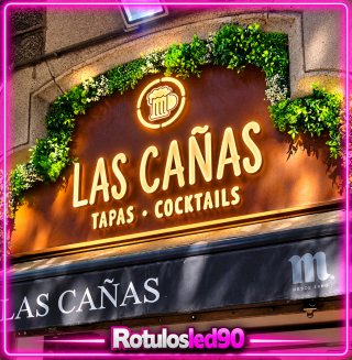 Rótulos luminosos, neón led y carteles letreros