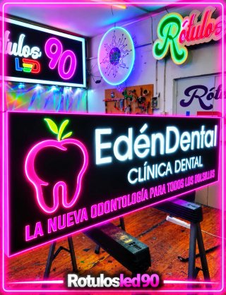 Rótulos luminosos, neón led y carteles letreros