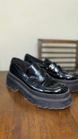 Mocasines plataforma Pull&Bear negros