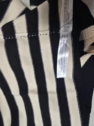 Jersey de punto a rayas Zara Talla S