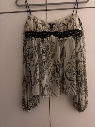 Blusa MNG Estampada Talla M