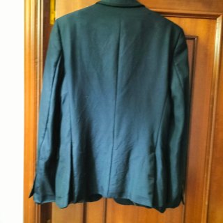 Chaqueta de traje negra hombre