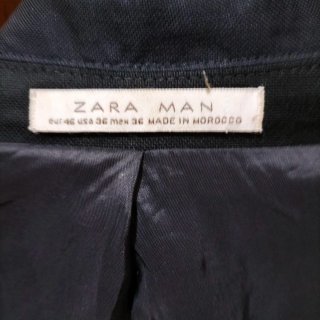 Chaqueta de traje negra hombre