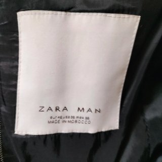 Chaqueta de traje negra hombre