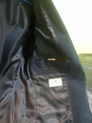 Americana azul hombre