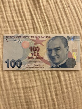 Billete 100 Liras Turcas Sin Circular