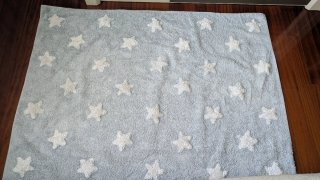 Alfombra Lorena Canals Estrellas Azul 120x160cm