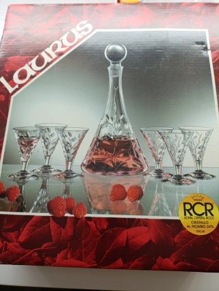 Set Licorera RCR Cristal al Plomo