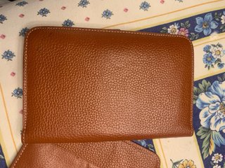 Monedero Hermes Marrón Piel