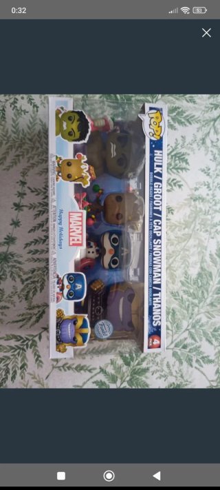 Pack Funko Pop Marvel 4 Figuras