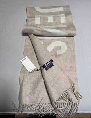 Sciarpa Jacquemus Beige