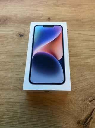 Scatola Originale iPhone 14 Azzurro