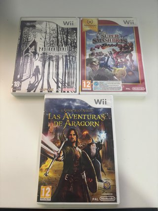 3 Juegos Nintendo Wii