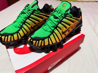 Nike Shox Verde y Naranja