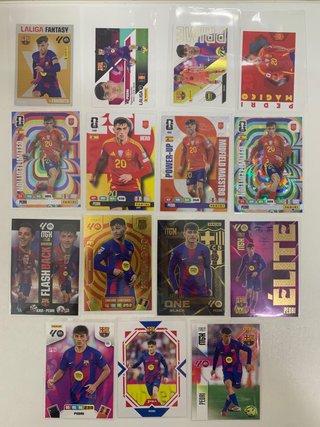 Lote de Cromos de Pedri Panini