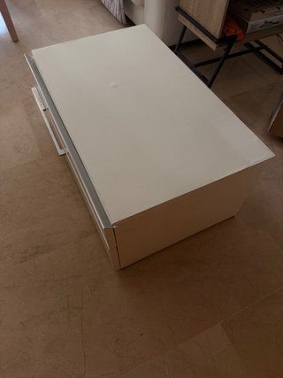 Mesitas de noche blancas (2 unidades)