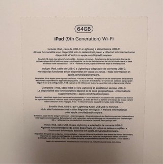 iPad 9ª Gen 64GB Plata  (de regalo una funda)