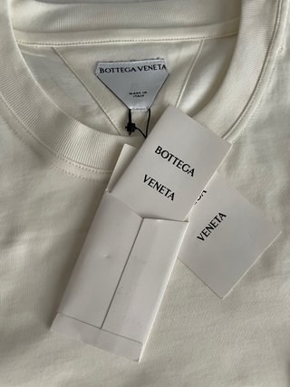 Camiseta Bottega Veneta Beige/Marrón